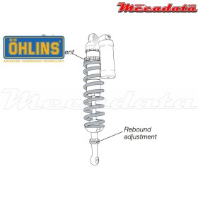Amortisseur Ohlins YAMAHA YZ 125 (2002-2007) YA 691 PFP (S46PR1C2)