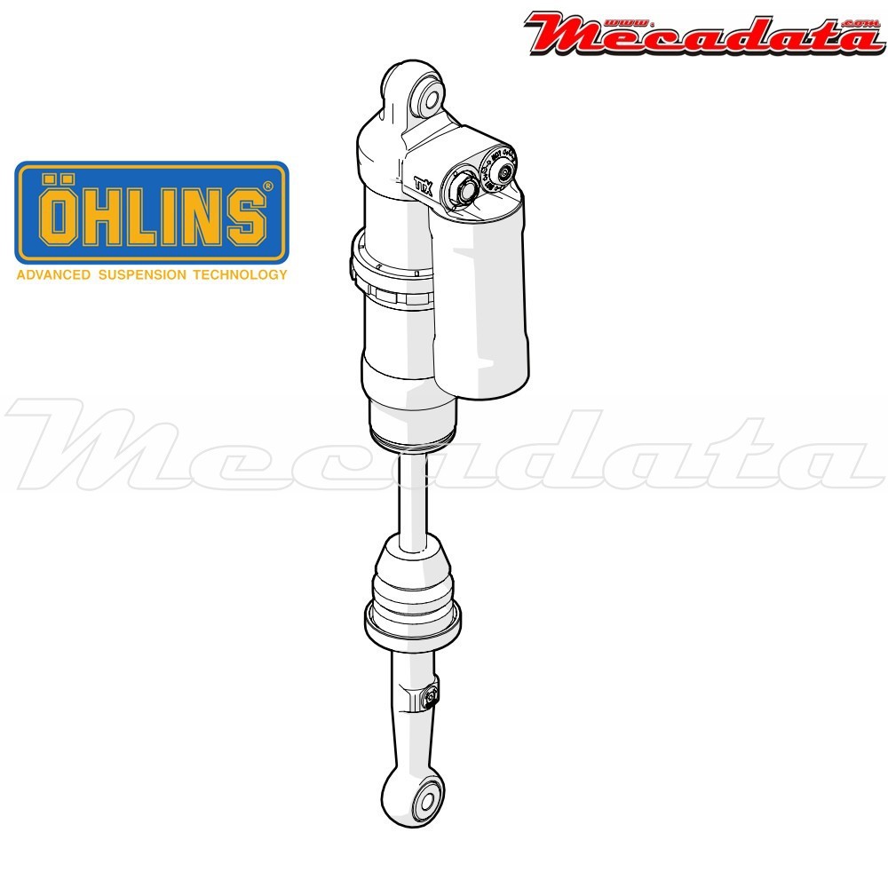 Amortisseur Ohlins YAMAHA YZ 125 (2013-2016) YA 1692 TTX 44 (T44PR1C2W)