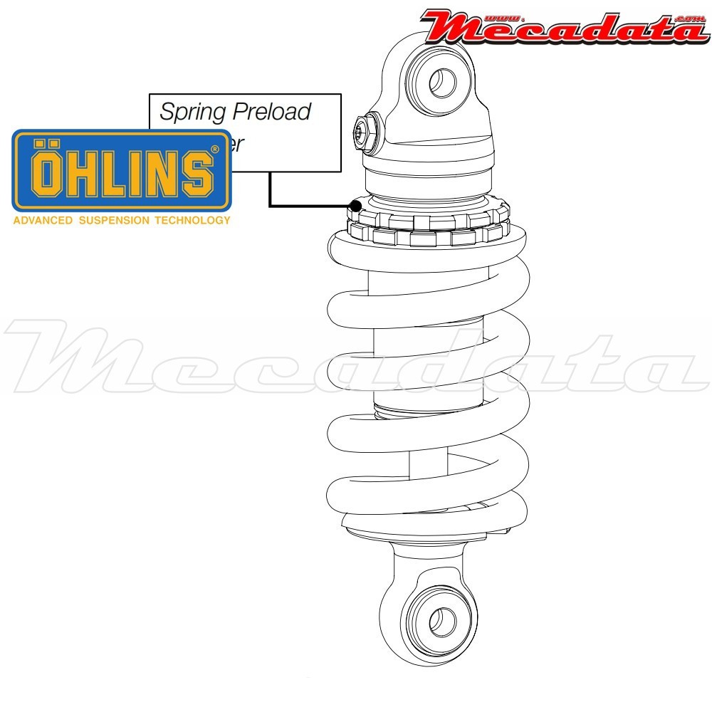 Amortisseur Ohlins YAMAHA T135 LC4V () YA 941 (S36E)