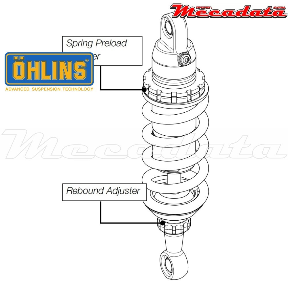 Amortisseur Ohlins YAMAHA FJR 1300 ABS (2003-2005) YA 056 (S46DR1)