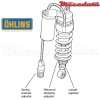 Amortisseur Ohlins YAMAHA YZF R1 (2002-2003) YA 204 (S46PR1C2LS)
