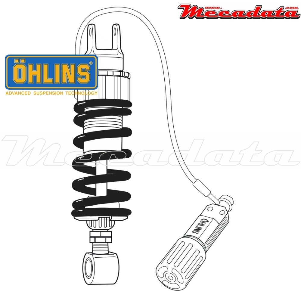 Amortisseur Ohlins YAMAHA XV 1900A MIDNIGHT STAR (2006-2012) YA 716 PFP (S46DR1LS)