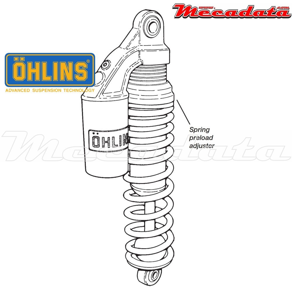 Amortisseur Ohlins YAMAHA XJ 900 (1983-1993) YA 143 PFP (S36P)