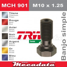 Tornillo de cabeza hueca M10 x 1-25 TRW Lucas MCH 901