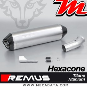 Silencieux Pot échappement REMUS Hexacone  sans Catalyseur BMW K 1200 GT 2006-2008