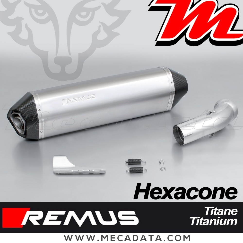 Silencieux Pot échappement REMUS Hexacone  sans Catalyseur BMW K 1200 GT 2006-2008