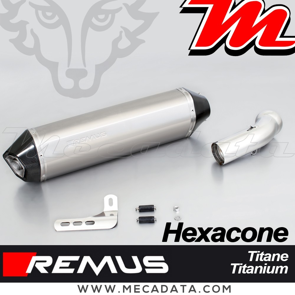 Silencieux d'échappement - BMW K 1300 GT 2009-2011 - REMUS Hexacone - sans Catalyseur