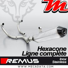 Ligne complète pot d'échappement ~ BMW R1200 GS 2010-2012 ~ REMUS Hexacone