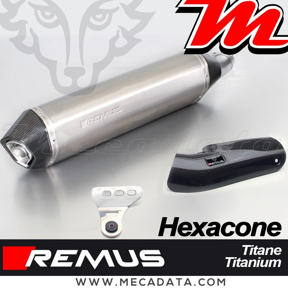 Silencieux d'échappement - BMW R 1200 GS 2013-2016 - REMUS Hexacone