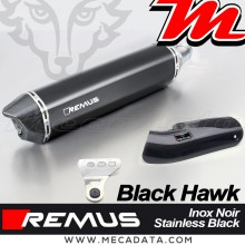 Silencieux d'échappement ~ BMW R 1200 GS 2013-2015 ~ REMUS Black Hawk