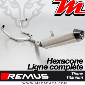 Ligne complète pot d'échappement BMW R 1200 RT 2010-2013 REMUS Hexacone