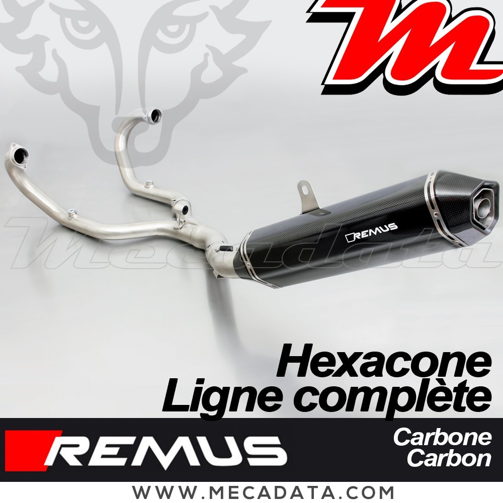 Ligne complète pot d'échappement BMW R 1200 RT 2010-2013 REMUS Hexacone