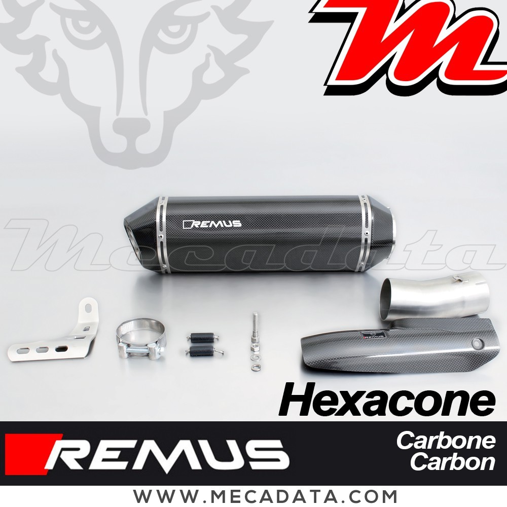 Silencieux d'échappement BMW R 1200 RT 2014-2016 REMUS Hexacone
