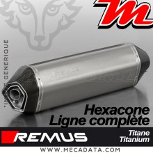 Ligne Complète Pot d'échappement ~ REMUS Hexacone Full titane ~ BMW S 1000 RR 2009-2014