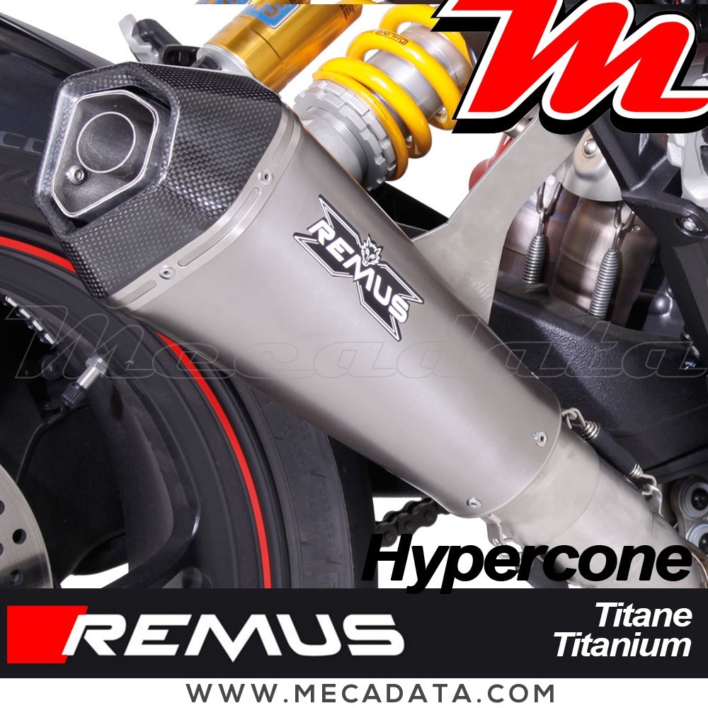 Silencieux Pot d'échappement Ducati Hypermotard 939 (2016-2017) REMUS Hypercone