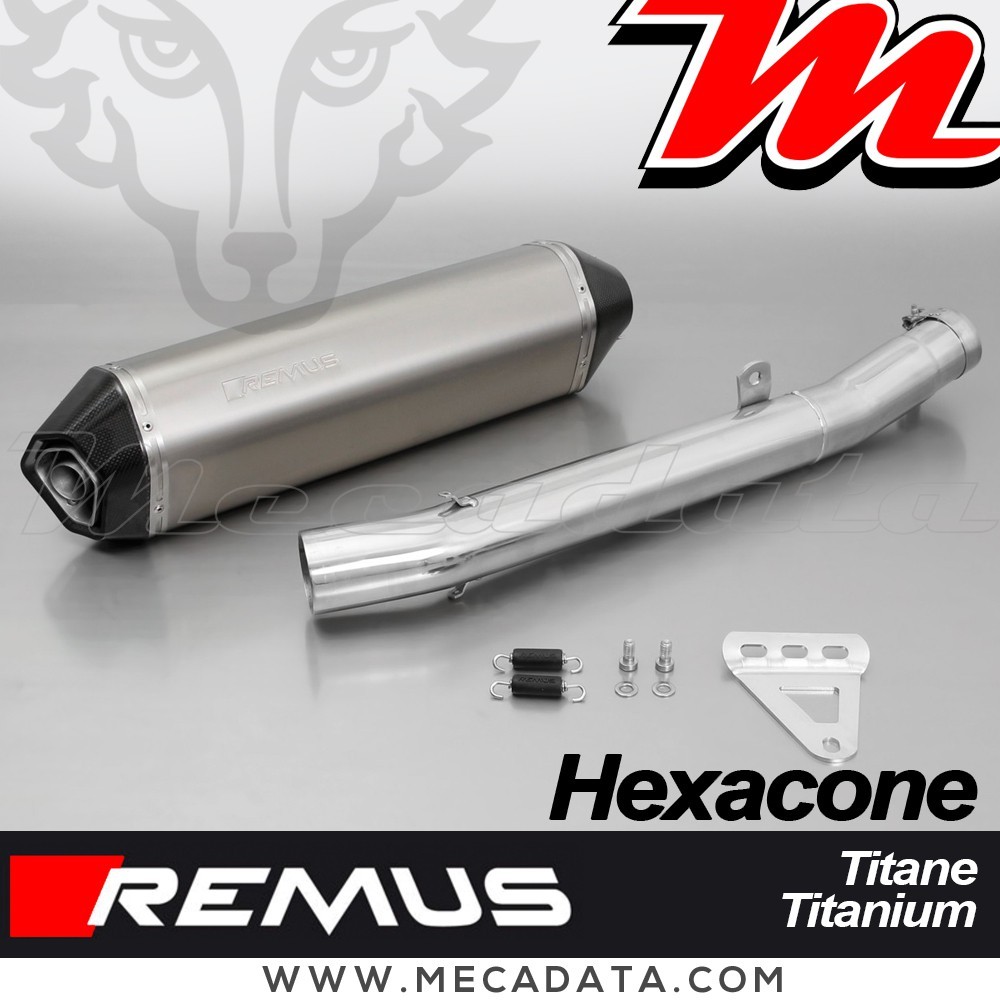 Silencieux Pot d'échappement Kawasaki GTR 1400 (2007-2016) REMUS Hexacone