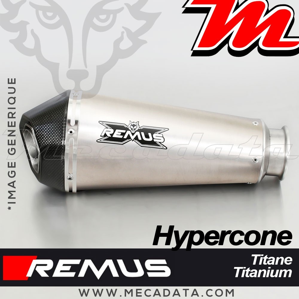 Silencieux Pot d'échappement Husqvarna Nuda 900 2012-2014 REMUS Hypercone