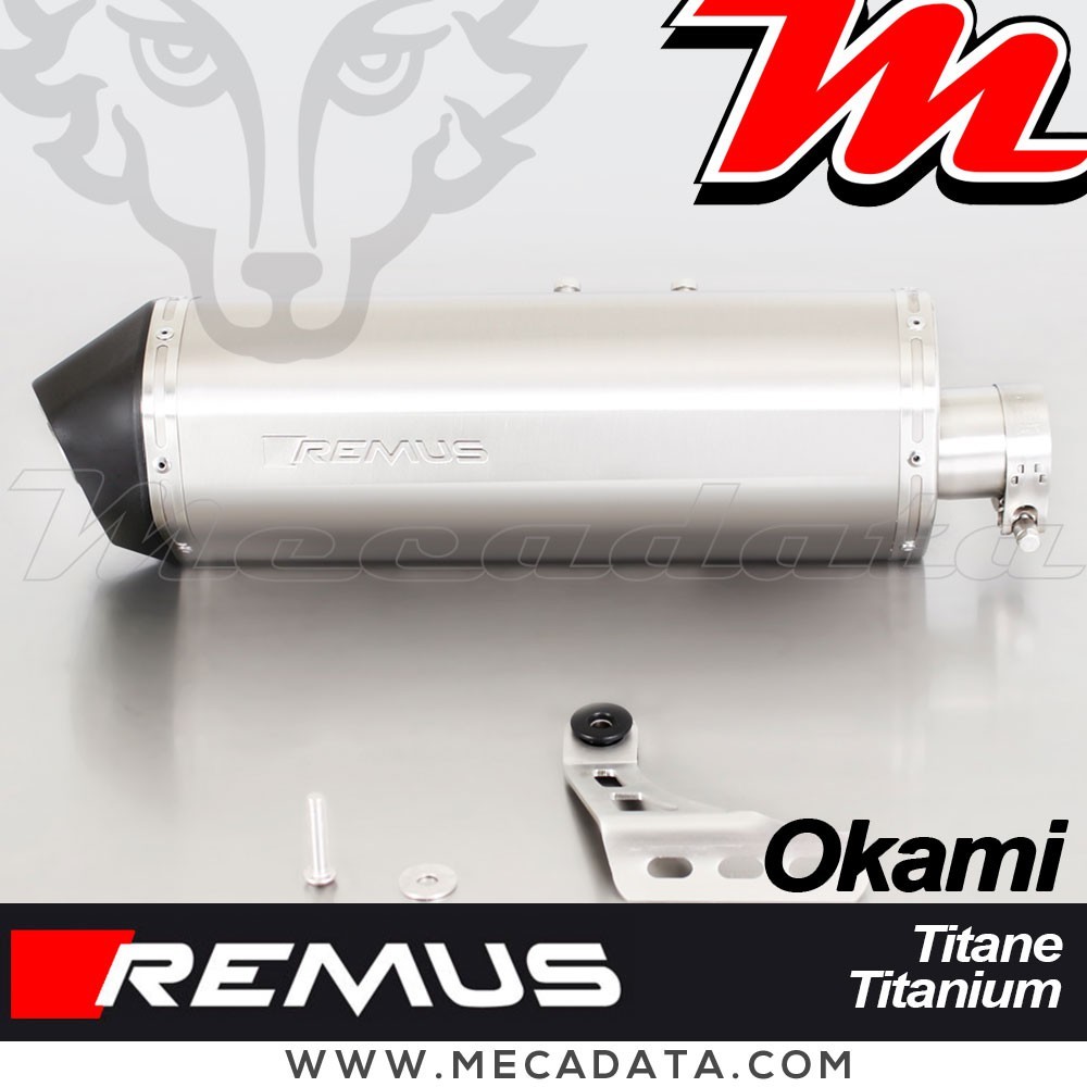 Silencieux Pot d'échappement Honda CRF 1000 L Africa Twin 2016 REMUS Okami