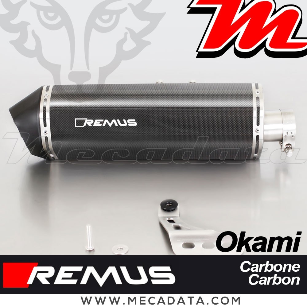 Silencieux Pot d'échappement Honda CRF 1000 L Africa Twin 2016 REMUS Okami