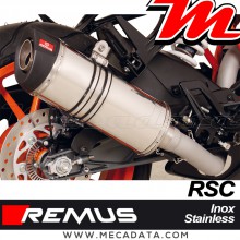  Silencieux Pot échappement Remus RSC KTM 125 Duke 11+, 125 RC 14+, 200 Duke 12+ et 200 RC 14+ 