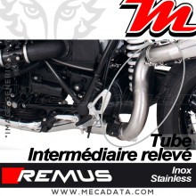 Tube intermédiaire d'échappement Relevé Remus ~ BMW R nine T 2014-2016