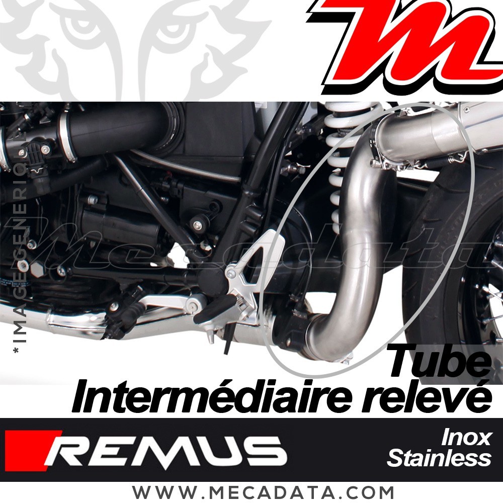 Tube intermédiaire haut REMUS BMW R nineT R1ST 2014-2016