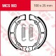 Mâchoires de frein Arrière ~ Hyosung 50 Avanti SD50 1999-2001 ~ TRW Lucas MCS 993