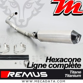 Ligne complète Pot échappement REMUS Hexacone KTM 690 SMC/Enduro 08+, KTM 690 SMC R/Enduro R 12+, KTM 690 SMC R/Enduro R 14+