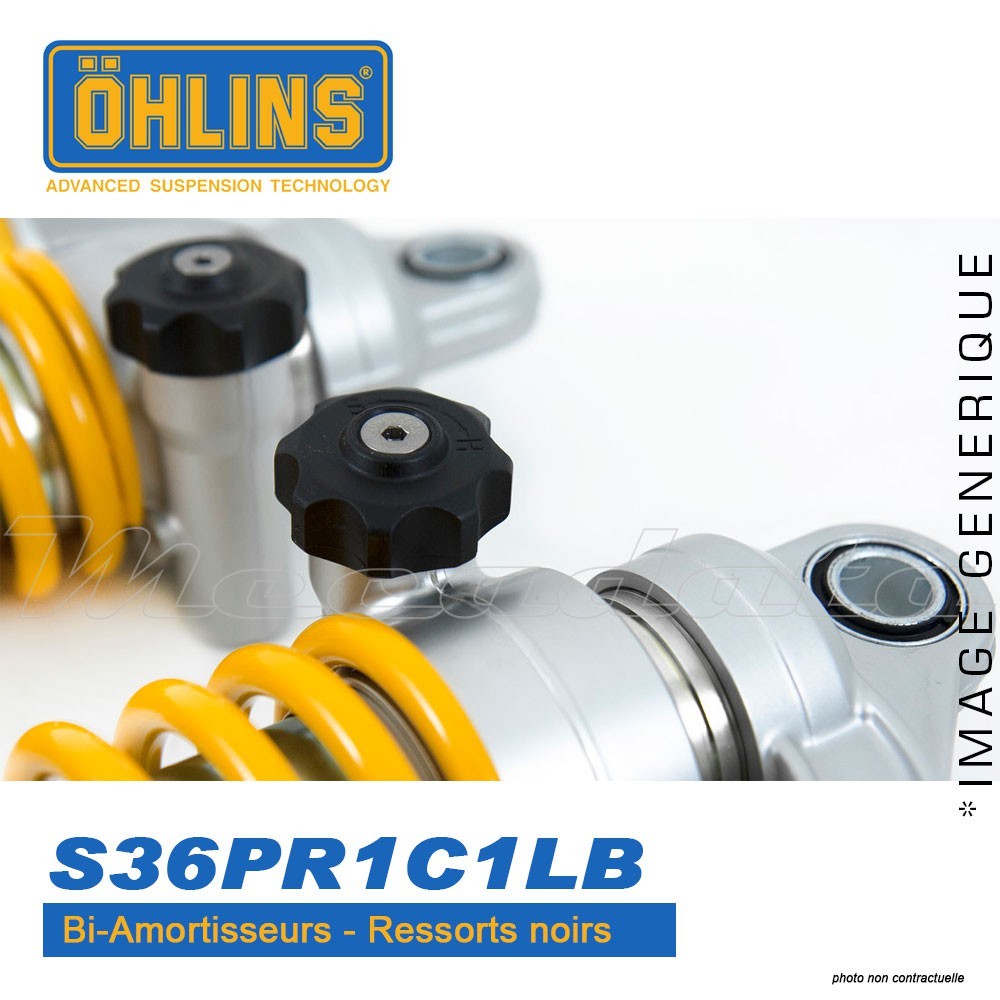 Amortisseur Ohlins TRIUMPH SCRAMBLER 900 (2006-2016) TR 537 PFP (S36PR1C1LB)  - Arrière