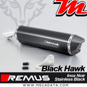 Silencieux Pot d'échappement REMUS Black Hawk BMW F 700 GS 2017 - 2018