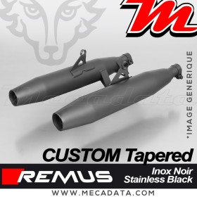 Paire de silencieux Pot d'échappement Triumph Bonneville / Bonneville SE 2009-2014 REMUS Custom Tapered