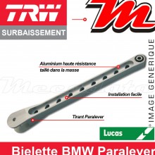 Kit de Rabaissement (Surbaissement) ~ BMW R 850 GS (R21) 2001 + ~ TRW Lucas - 25 mm