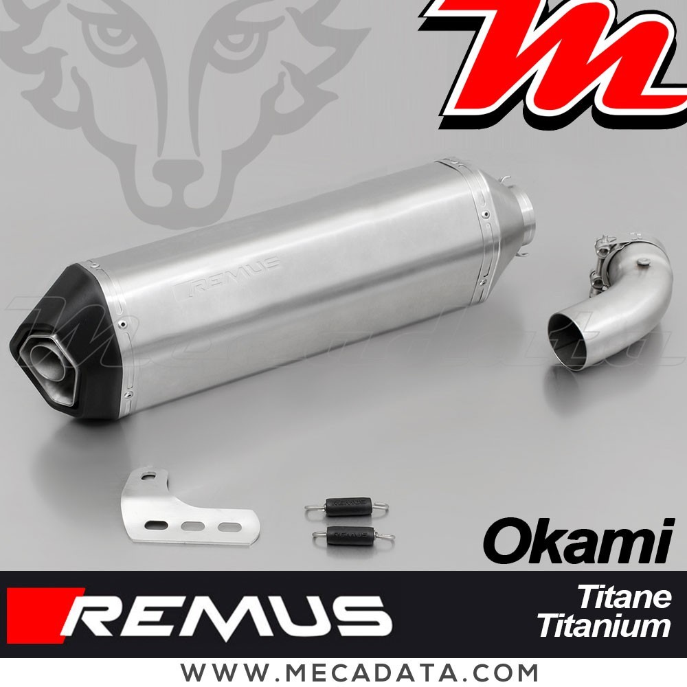 Silencieux Pot d'échappement REMUS Okami Suzuki V-Strom 1000 & V-Strom 1000XT 2017+