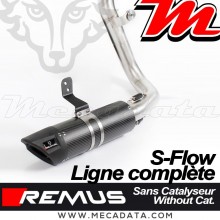 Ligne complète pot échappement ~ KTM 390 Duke 2017 - 2020 ~ REMUS S-Flow ~ sans catalyseur