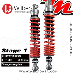 Amortisseur Wilbers Stage 1 ~ Harley-davidson XR 1200 X (XR 1) ~  Annee 2009 +