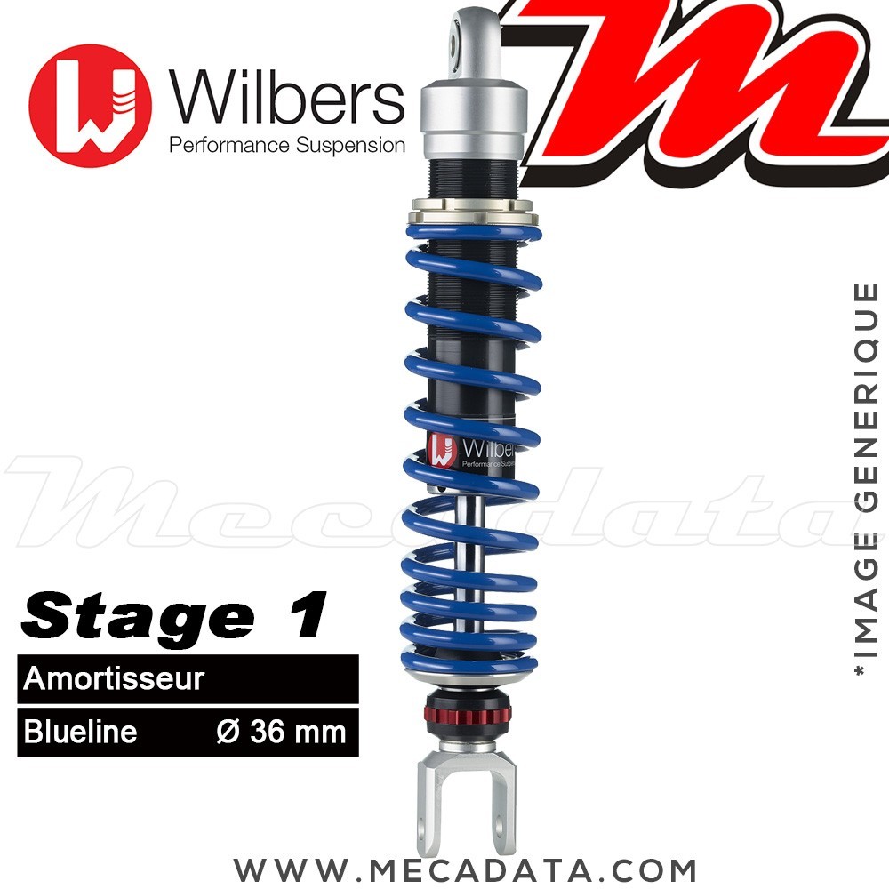 Amortisseur Wilbers Stage 1 ~ Buell 1125 R (XB 3) ~  Annee 2008 +