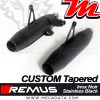 Paire de silencieux Pot d'échappement REMUS Custom Tapered Triumph Bonneville T100 2017 - 2020 Triumph Bonneville T100 black 201