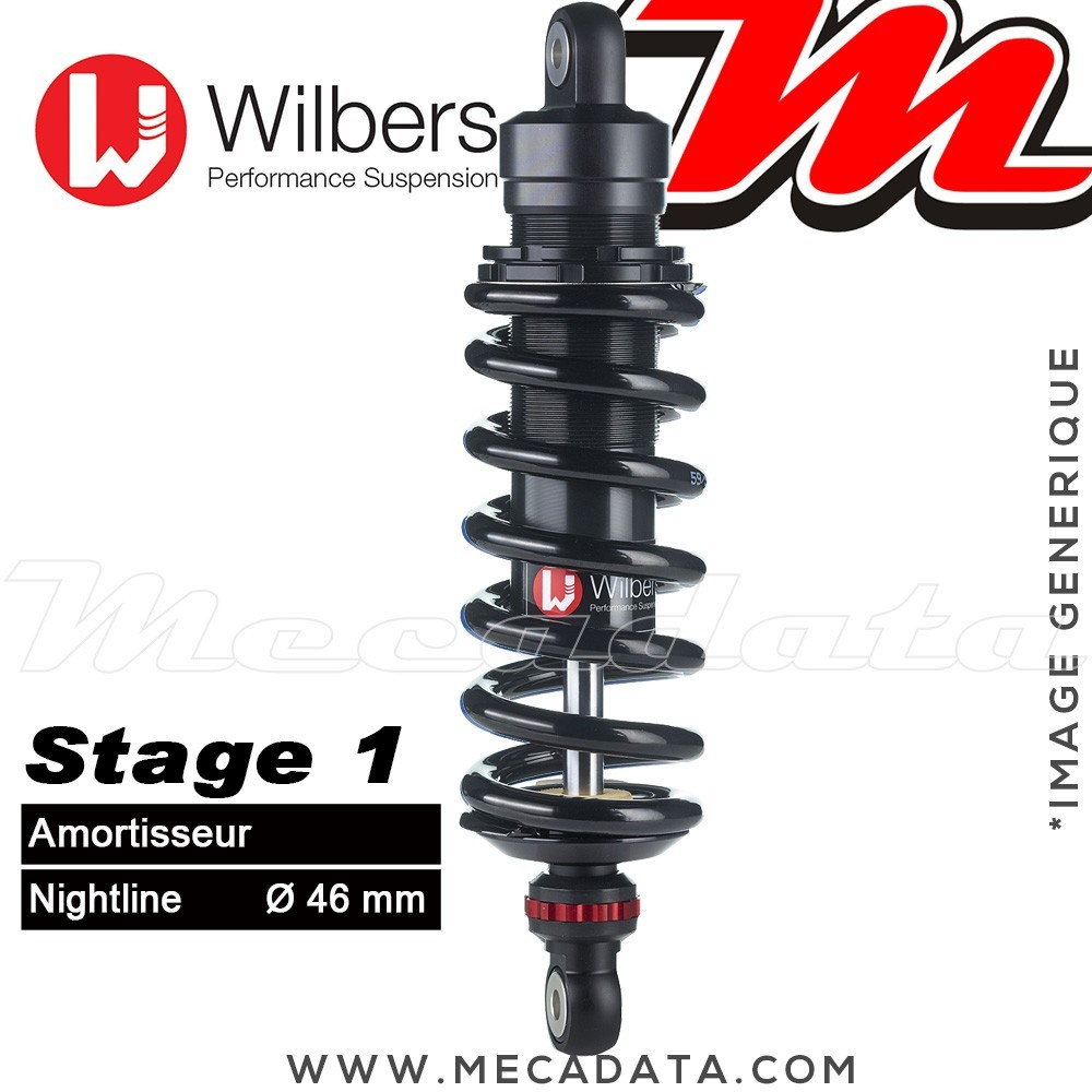 Amortisseur Wilbers Stage 1 ~ Honda GL 650 (RC 10) ~  Annee 1983 - 1984