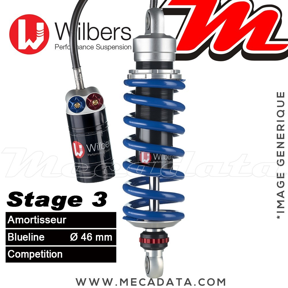 Amortisseur Wilbers Stage 3 ~ Honda CBR 1000 F (SC 21) ~  Annee 1987 - 1988
