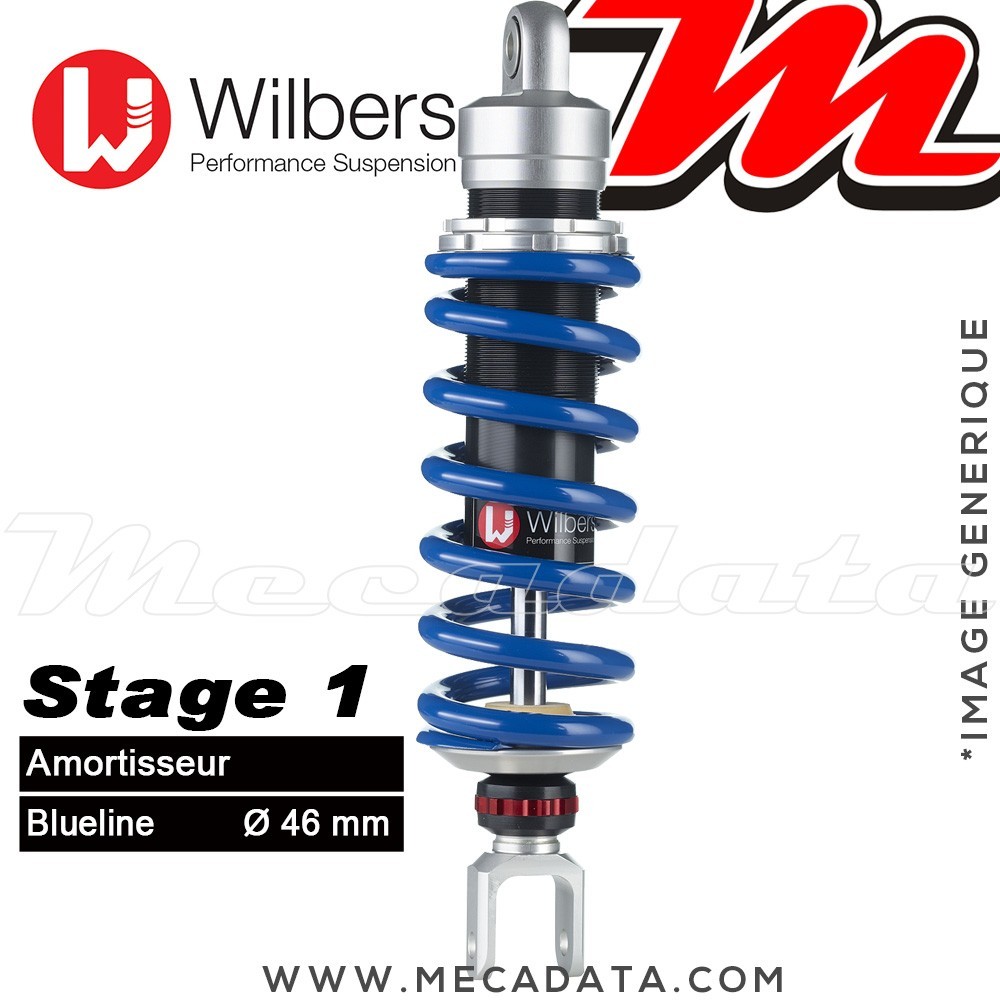 Amortisseur Wilbers Stage 1 ~ Kawasaki Z 750 (ZR 750 J / ZR 750 K) ~  Annee 2004 - 2006