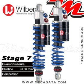 Amortisseur Wilbers Stage 7 ~ Yamaha XJR 1300 (RP 10 / RP 19) ~  Annee 2002 - 2016