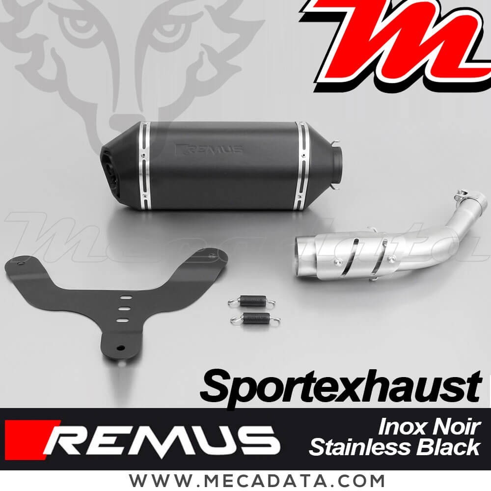 Echappement Remus Piaggio Vespa GTS 125 i e 09+