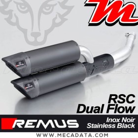 Silencieux Pot d'échappement REMUS Dual Flow Vespa GTV 300 Sei Giorni (MA3C) 2017 - 2019