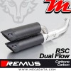 Silencieux Pot d'échappement REMUS Dual Flow Vespa GTV 300 Sei Giorni (MA3C) 2017 - 2019