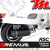 Silencieux Pot d'échappement REMUS Scooter RSC Vespa GTV 300 Sei Giorni (MA3C) 2017 - 2019