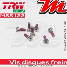 Jeu de vis de fixation pour disques de frein M8 x 1.25 - 7 pièces