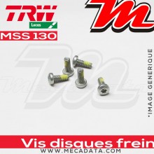 Jeu de vis de fixation pour disques de frein 5/16-18 x UNC - 5 pièces