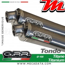 Silencieux Pot d'échappement ~ DUCATI MONSTER S2R 2004 - 2007 ~ GPR TONDO