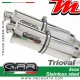 Silencieux Pot d'échappement ~ YAMAHA FJR 1300 2006 - 2017 ~ GPR TRIOVAL