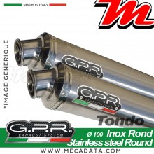 Silencieux Pot d'échappement ~ DUCATI MONSTER S4R 2003 - 2007 ~ GPR TONDO - Version RACING